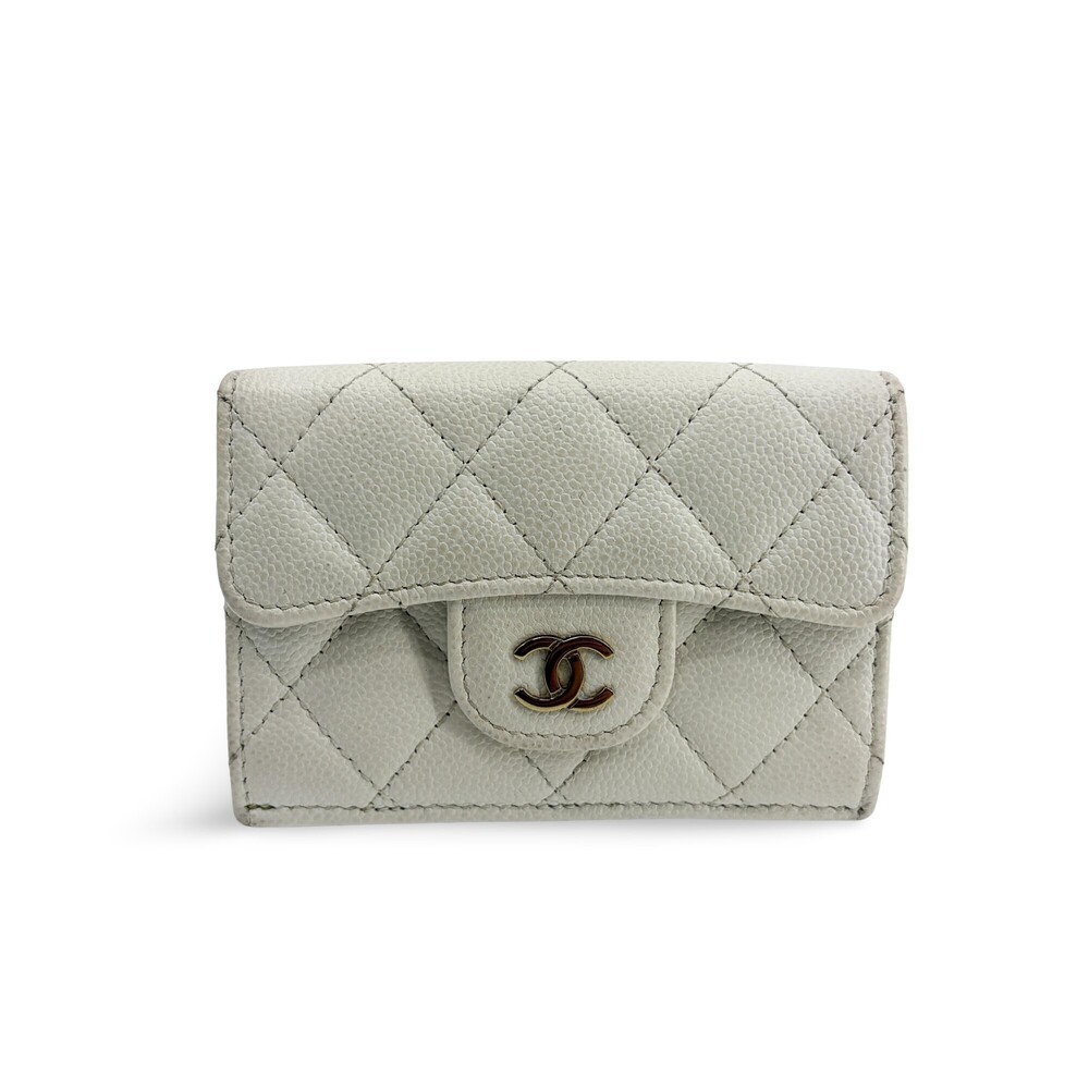Chanel Classic Flap Card Holder Quilted Caviar